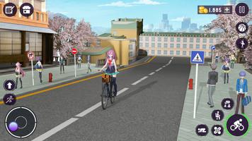 Jeux de filles l'école Sakura capture d'écran 1