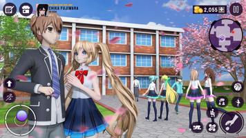 Jeux de filles l'école Sakura capture d'écran 2