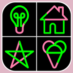 Single Line Puzzle Drawing icon