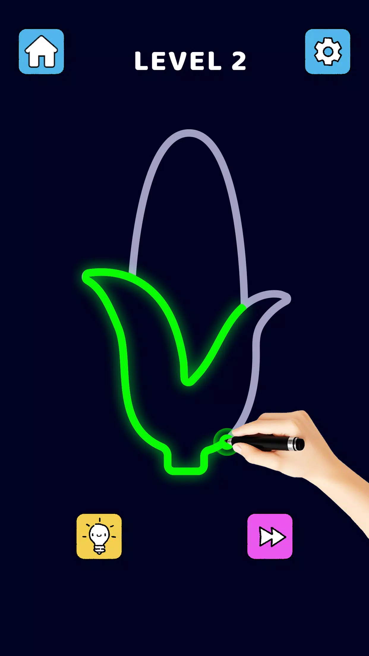 Single Line Puzzle Drawing