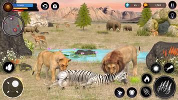 Jeu de famille Lion Simulator capture d'écran 1