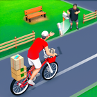 BMX Bike Ticket Delivery Game icône