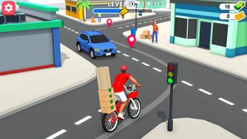 Delivery Boy Bicycle Game الملصق
