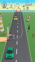 BMX Bike Ticket Delivery Game capture d'écran 2