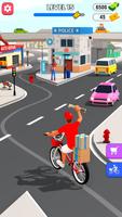 Delivery Boy Bicycle Game تصوير الشاشة 2