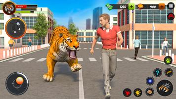 Jeux tigres d'animaux sauvages capture d'écran 2