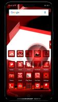 Next Launcher 3D Red Box Theme penulis hantaran