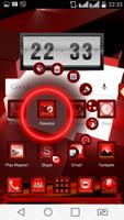 Next Launcher 3D Red Box Theme syot layar 3