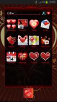 Next Launcher Valentines Theme ảnh chụp màn hình 1