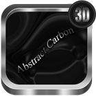 Abstract Carbon 3D Next Launcher theme icône