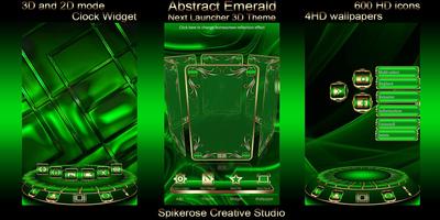 Abstract Emerald 3D Next Launc screenshot 1
