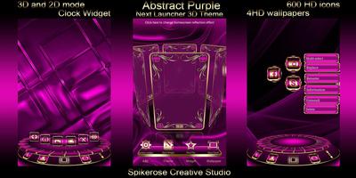 Abstract Purple 3D Next Launch screenshot 1
