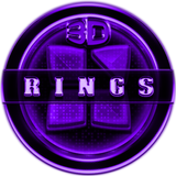 Next Launcher 3D PUrings Theme biểu tượng