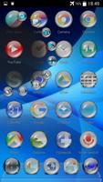 Next Launcher Theme Sphere ảnh chụp màn hình 1