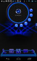 Blue Krome Theme and Icons Affiche