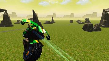 Flying Motorbike Stunt Rider capture d'écran 2