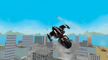 پوستر Flying Police Motorcycle Rider 2019