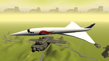 Flying Battle Tank Simulator Cartaz