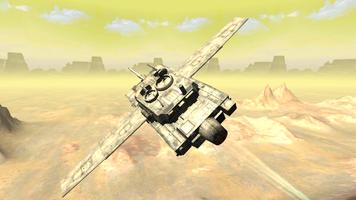 Flying Battle Tank Simulator imagem de tela 2