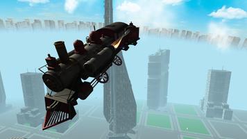 Flying Train Simulator 3D Free capture d'écran 3