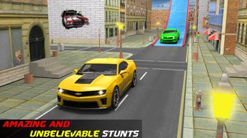 Real Impossible Track Extreme GT Car Stunt Driving syot layar 3
