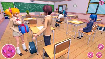 Girl School Simulator 2022 ảnh chụp màn hình 2