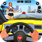 Crazy Taxi Car Driving Game 圖標