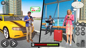 Crazy Taxi Car Driving Game ポスター