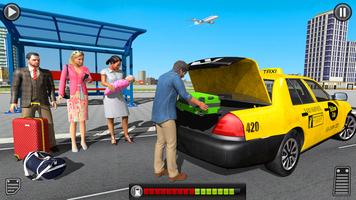 Crazy Taxi Car Driving Game تصوير الشاشة 1