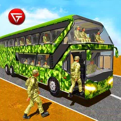 バスゲーム - 軍 コーチ 運転中 シミュレーター アプリダウンロード