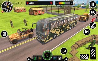 برنامه‌نما Army Bus Driving Games 3D عکس از صفحه