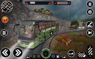 Army Bus Driving Games 3D ภาพหน้าจอ 2