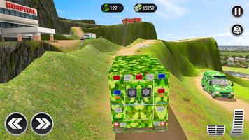 Army Ambulance Driving captura de pantalla 2