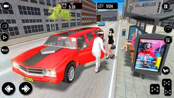 Limo Car Driving simulator 3D تصوير الشاشة 3
