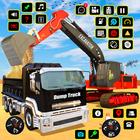 Excavator Dumper Truck Sim 3D أيقونة