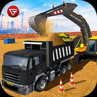 Excavator Dumper Truck Sim 3D Affiche
