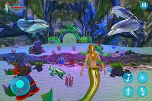 Mermaid Adventure Simulator: Beach & Sea Survival Ekran Görüntüsü 1