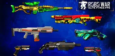 Real Robots War Gun Shoot 3D