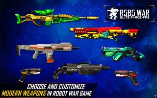 Real Robots War Gun Shoot imagem de tela 2