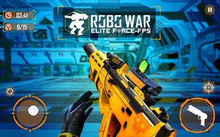 Real Robots War Gun Shoot imagem de tela 1