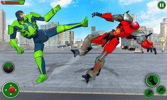 Frog Ninja Hero Robot Transform Car Robot Games screenshot 1