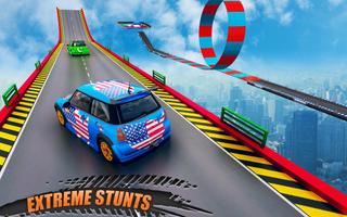cooper coche acrobacias razas juegos rampa de auto Poster