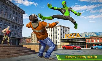 Frog Ninja Hero Gangster Vegas captura de pantalla 2