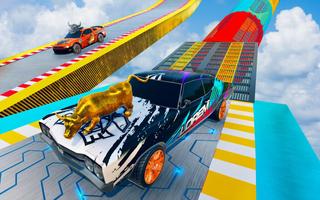 Bull Car Racing Stunts: Mega R captura de pantalla 3