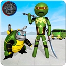 Stickman Turtle Hero Gangster Crime Mafia aplikacja