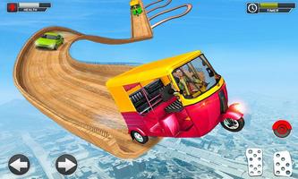 Tuk Tuk Rikshaw Ramp Stunt 3D screenshot 2