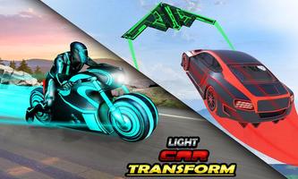 Crazy Car Stunt Light Car Transform GT Racing Game screenshot 1