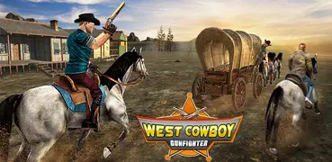 狂野的西部獵人馬騎手射擊遊戲