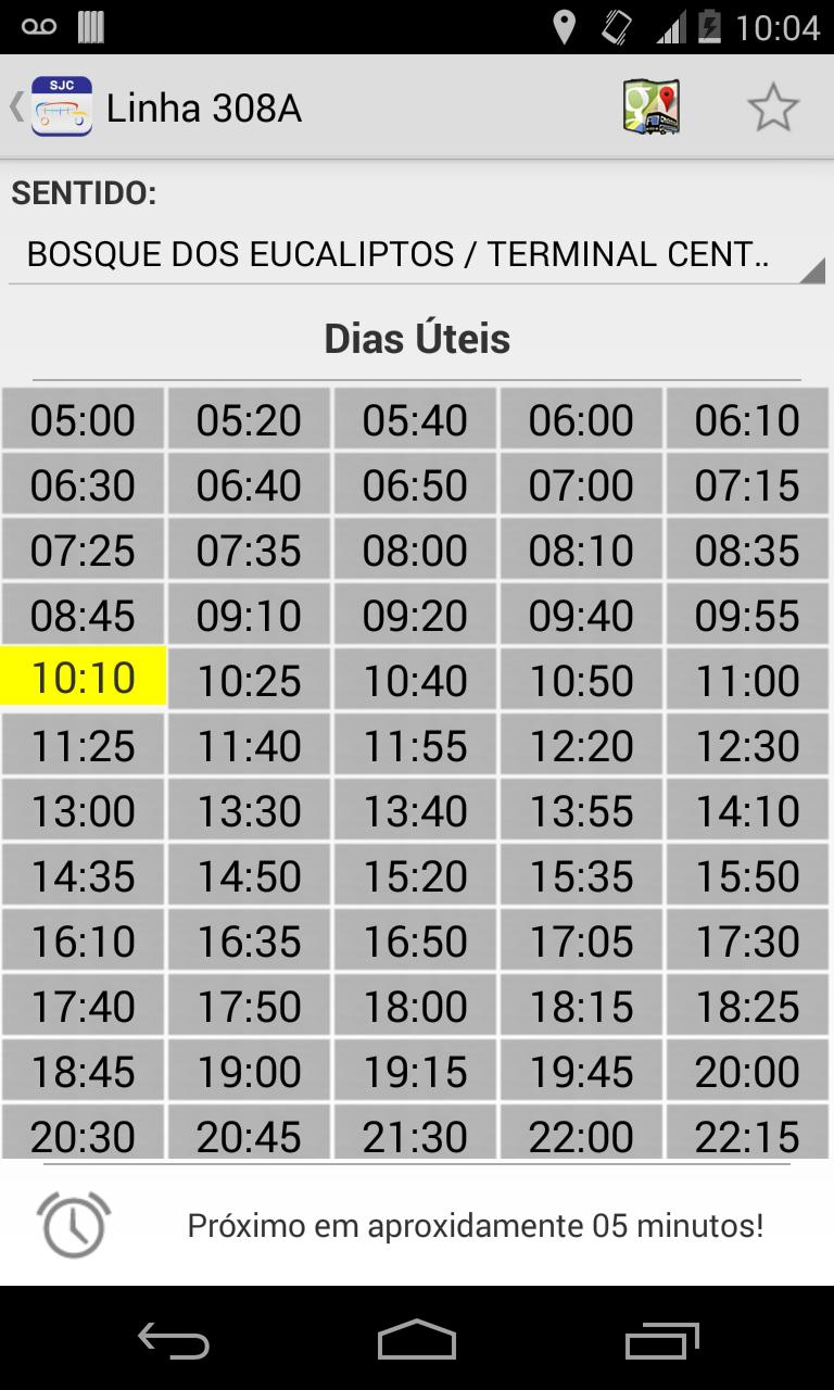 horario