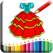 Icona Dresses Coloring Book